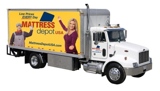 Mattress Depot USA Delivery Truck