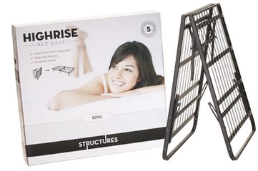 Highrise Steel Folding Bed Frame, Highrise Folding Metal Bed Frame