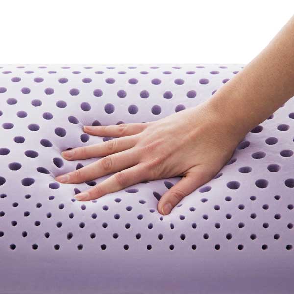 Zoned Lavender Dough Memory Foam Pillow