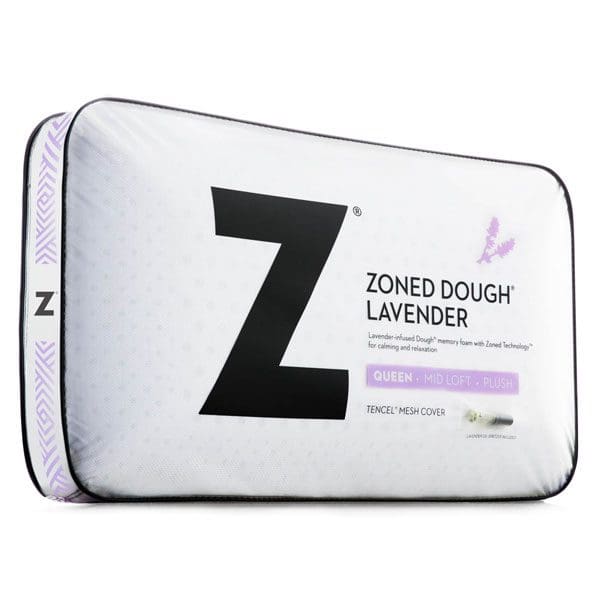 Zoned Lavender Dough Memory Foam Pillow