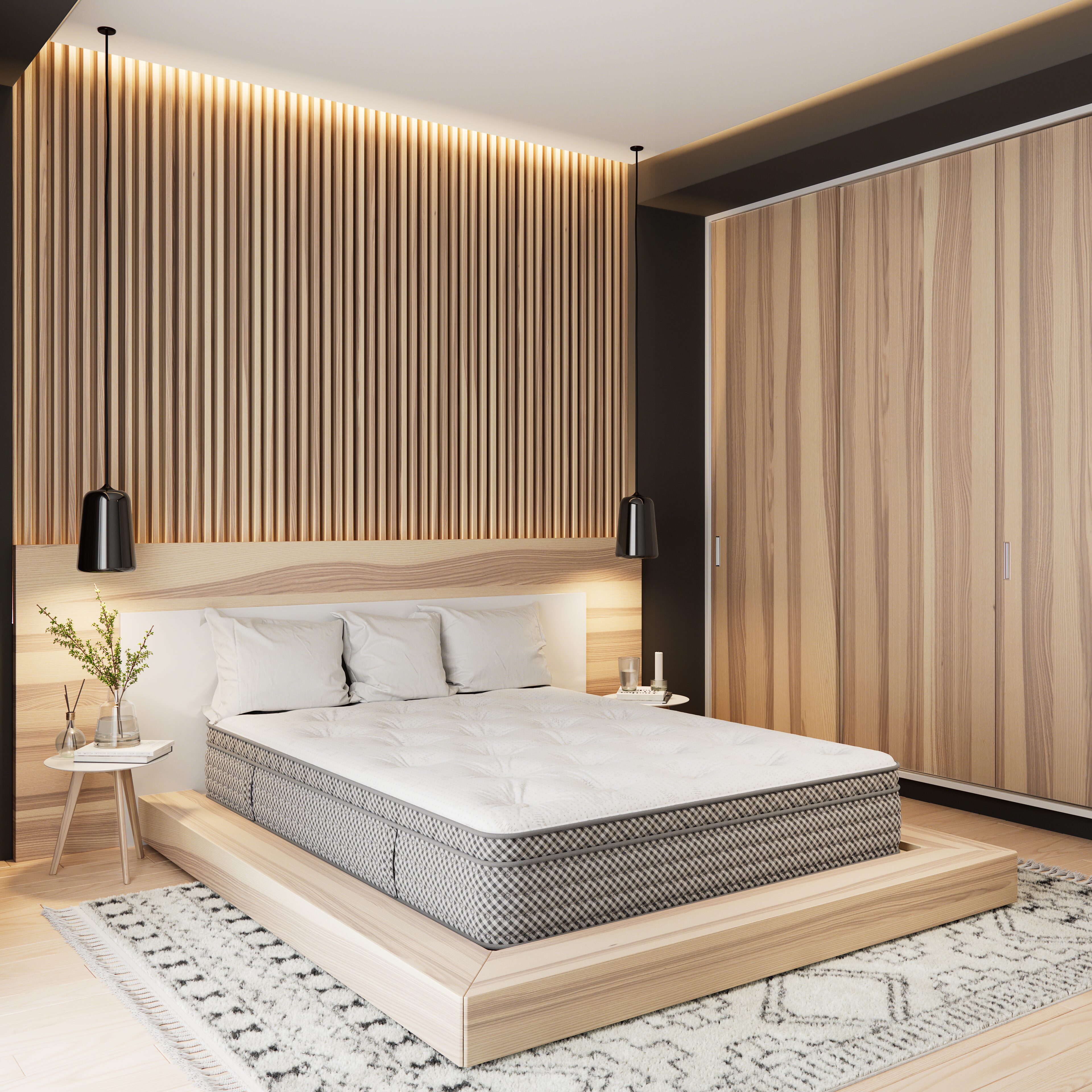 Diamond Mattress Newcastle Tufted Firm - Image 5